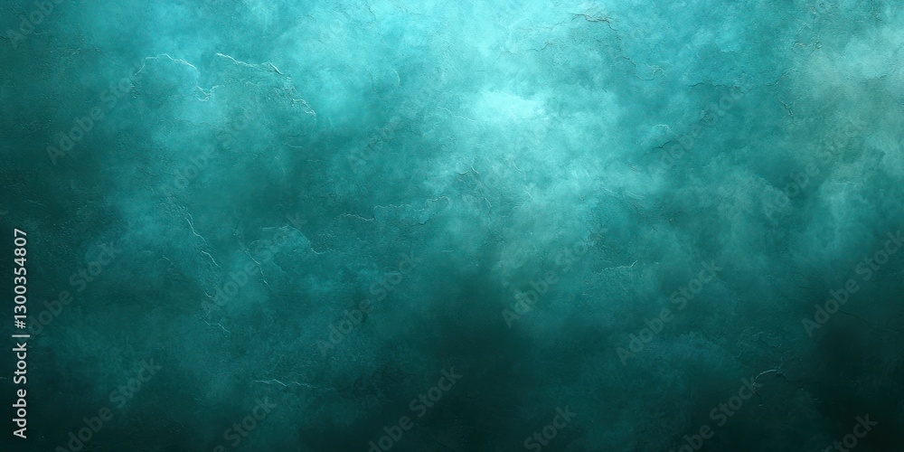 Abstract Teal Background with Textured Soft Fog and Mist Patterns Abstract Teal Background with Textured Soft Fog and Mist Patterns