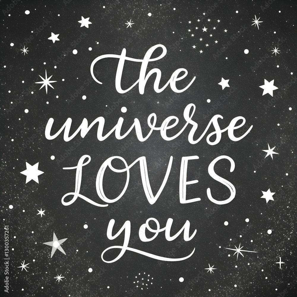 the universe loves you with monochrome starry ni the universe loves you with monochrome starry ni