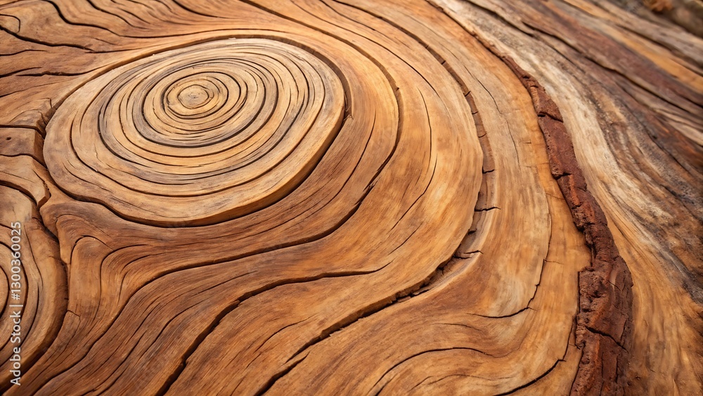 Close up of wood grain texture with concentric circles. Close up of wood grain texture with concentric circles.