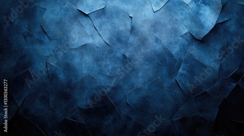 Dark blue textured wall background. Use Stock photo for abstract wallpaper, dark decor, or digital art
