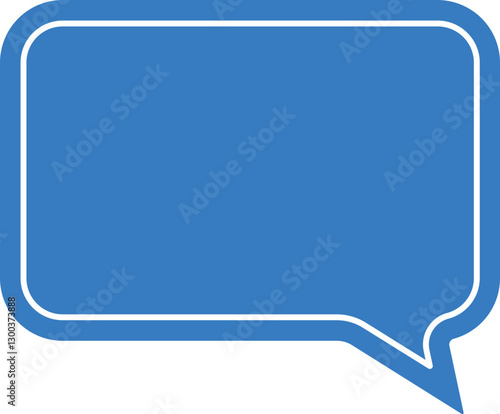 blue speech bubble