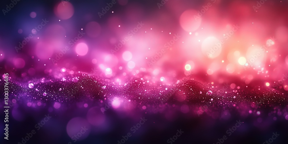 Abstract Pink and Purple Glitter Background Sparkling Bokeh Lights and Dew Drops Abstract Pink and Purple Glitter Background Sparkling Bokeh Lights and Dew Drops