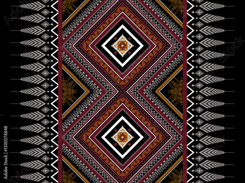 Geometric ethnic pattern seamless design for background ,Tribal geometric seamless patterns, ethnic design, hipster backdrop, wallpaper Background, Design curtain, carpet ,fabric ,textile