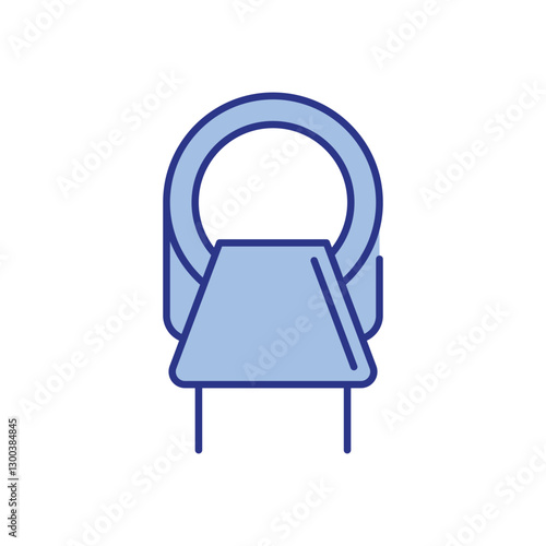 CT Scanner Icon vector stock illustration