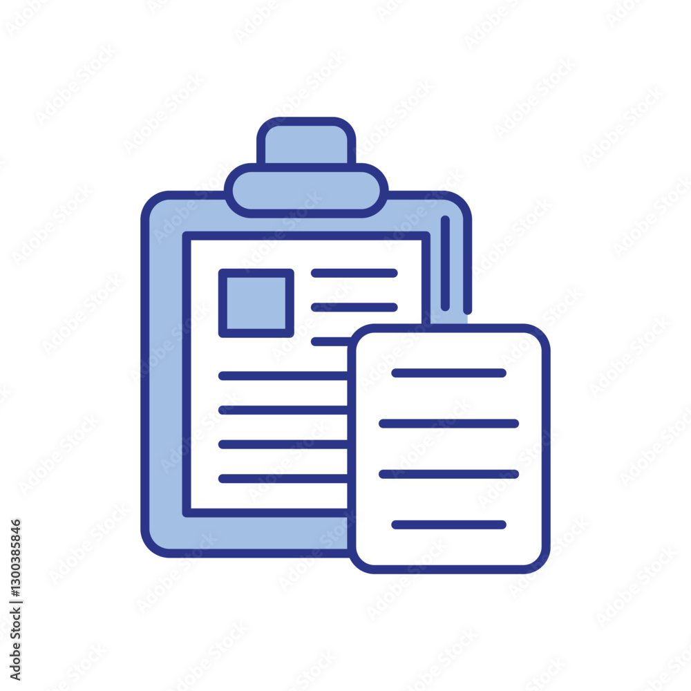 Medical Clipboard Icon vector stock illustration Medical Clipboard Icon vector stock illustration