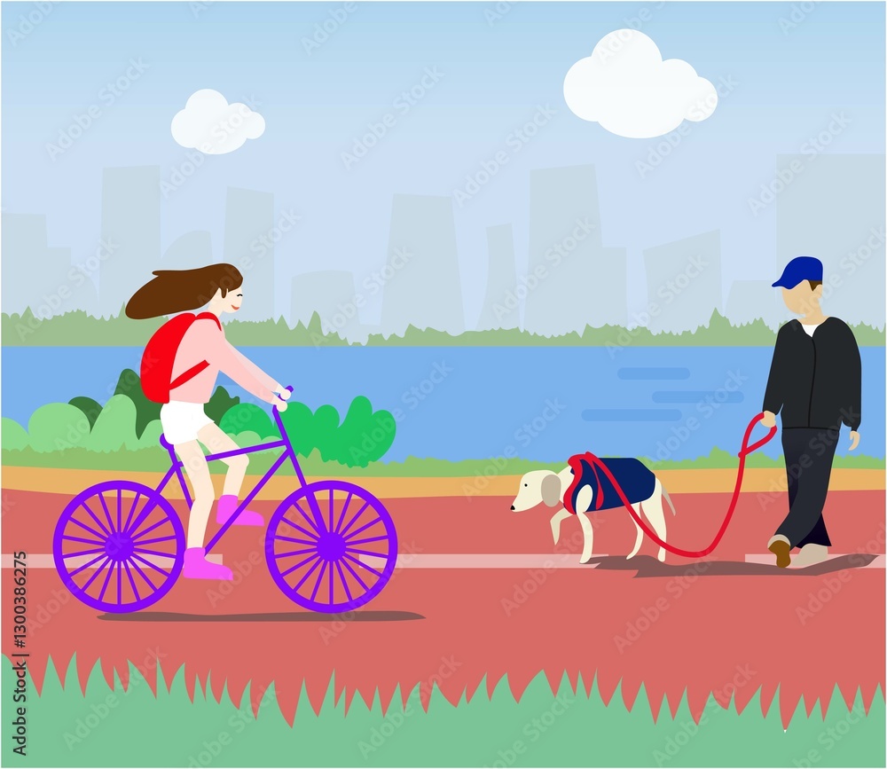 Fototapeta premium 공원 풍경