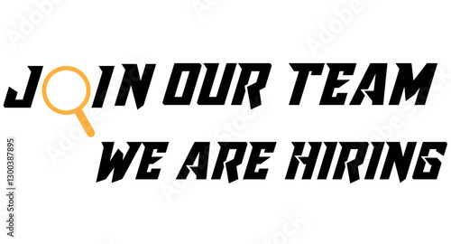  WEe are hiring, join our team vector icon
