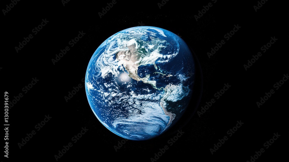 A satellite orbiting Earth, capturing a view of the planets oceans, continents, and clouds from space, with the curvature of the Earth clearly visible. A satellite orbiting Earth, capturing a view of the planets oceans, continents, and clouds from space, with the curvature of the Earth clearly visible.