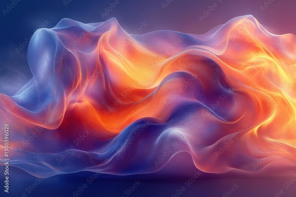 Obraz premium Abstract Colorful Dynamic Design With Glowing Patterns