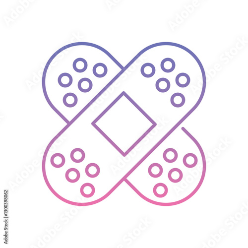 Bandage Icon vector stock illustration