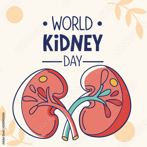 World Kidney Day Vector illustration