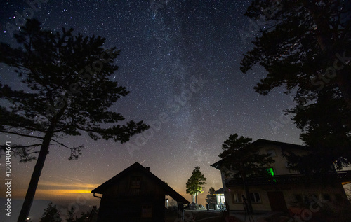 Sternenhimmel auf der hohen Wand in Niederösterreich