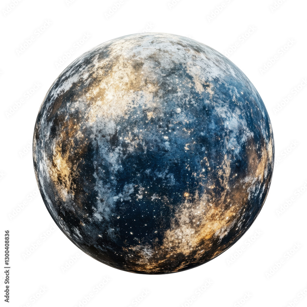 Explore the cosmic beauty of distant planet surfaces highlighting textures and color variations, cut out Explore the cosmic beauty of distant planet surfaces highlighting textures and color variations, cut out