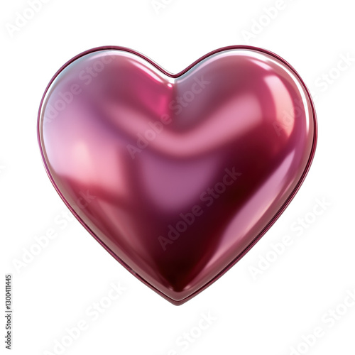 Wallpaper Mural 3D heart shape transparent background Torontodigital.ca