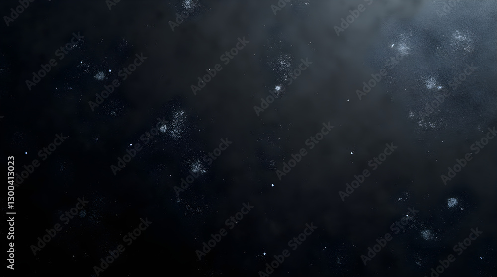 Fototapeta premium Dark Abstract Space Background with White Stars - Cosmic Night Sky Image