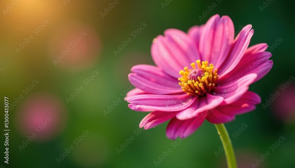 Soft petals of Ruta Graveolens unfurl in morning dew , spring bloom, flower Soft petals of Ruta Graveolens unfurl in morning dew , spring bloom, flower