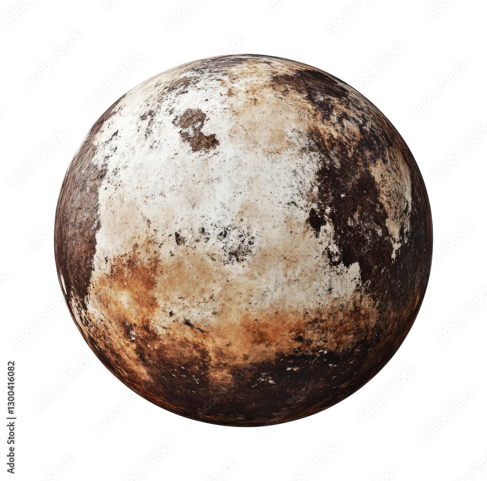 Exploring the distant surface of Pluto with rich textures and colors for educational use in school projects and presentations, cut out Exploring the distant surface of Pluto with rich textures and colors for educational use in school projects and presentations, cut out