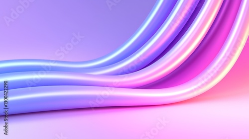 Abstract Colorful Wave Lines Design Background