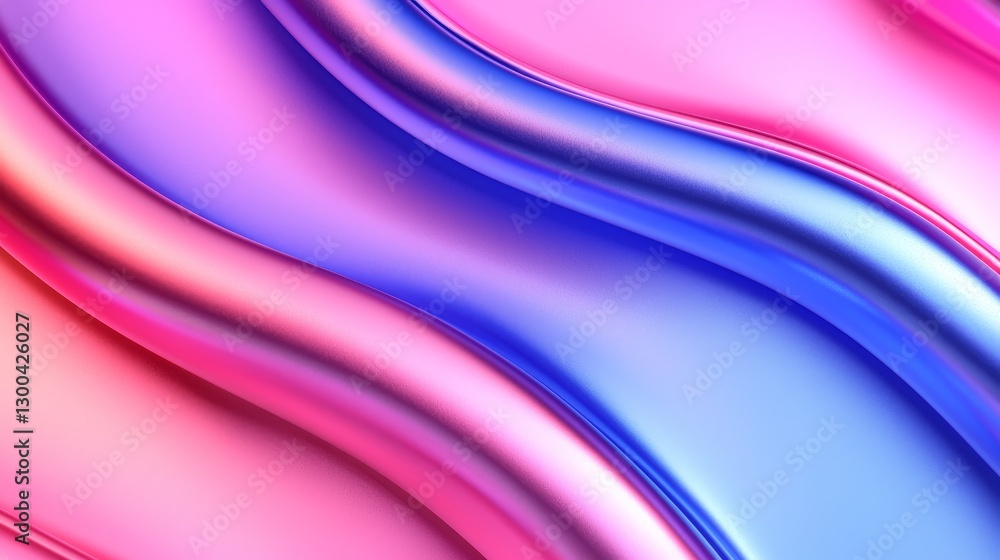 Abstract Pink Blue Swirling Liquid Gradient Design Abstract Pink Blue Swirling Liquid Gradient Design