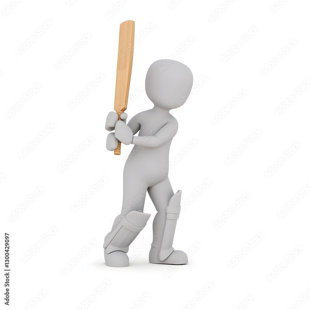 Batsman Playing Cricket - Cricketer Batsman Hitting Ball with Bat in Action - Black and White Silhouette Illustration Batsman Playing Cricket - Cricketer Batsman Hitting Ball with Bat in Action - Black and White Silhouette Illustration