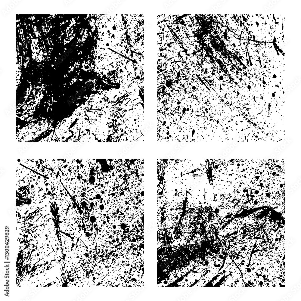 Naklejka premium Scratch grunge urban background. Dust overlay distress grain , simply place illustration over any object to create grunge effect . Hand drawing texture. Vector