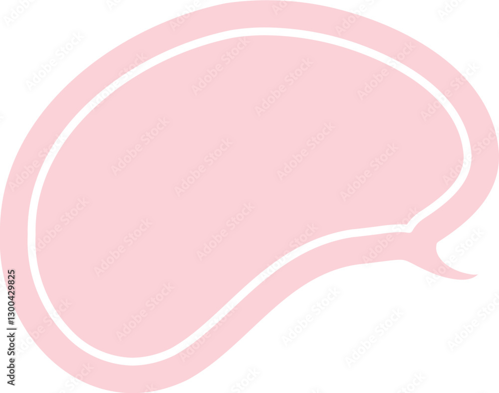 pink outline speech bubble pink outline speech bubble