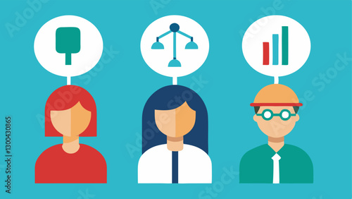 Women in STEM Icons A series of icons ing different STEM careers e.g. engineer programmer biologist with fewer female icons compared to male icons the
