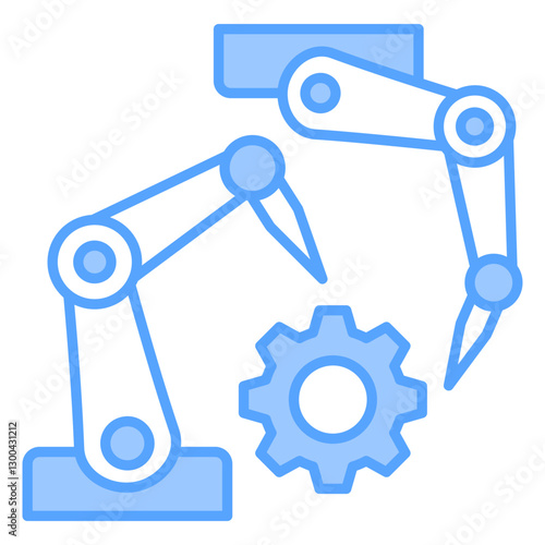 High Technology Blue Icon