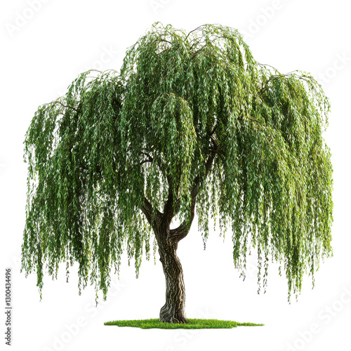 Weeping Willow isolated on Cutout background.PNG