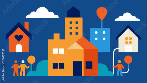 These s can be used to visually convey the ongoing challenge of accessing affordable housing in urban environments.