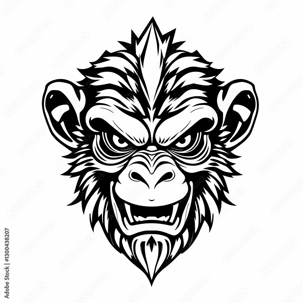 Obraz premium Sharp Sight Wukong Face