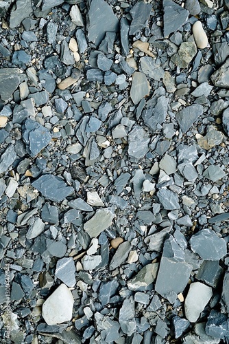 Wallpaper Mural Texture of small grey slate stones for landscaping and construction Torontodigital.ca