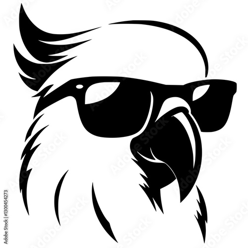 Cool cockatoo portrait