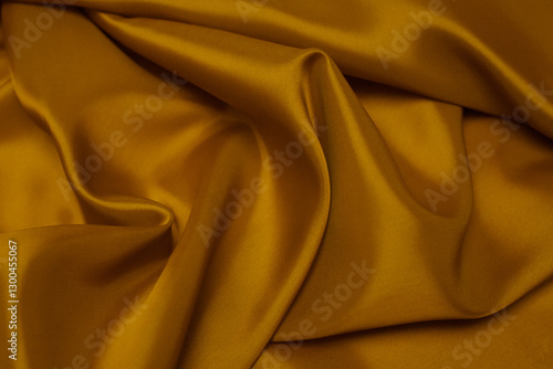 Golden satin wavy background/texture