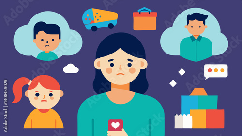 These s communicate the emotional and logistical challenges parents face while searching for affordable childcare solutions.