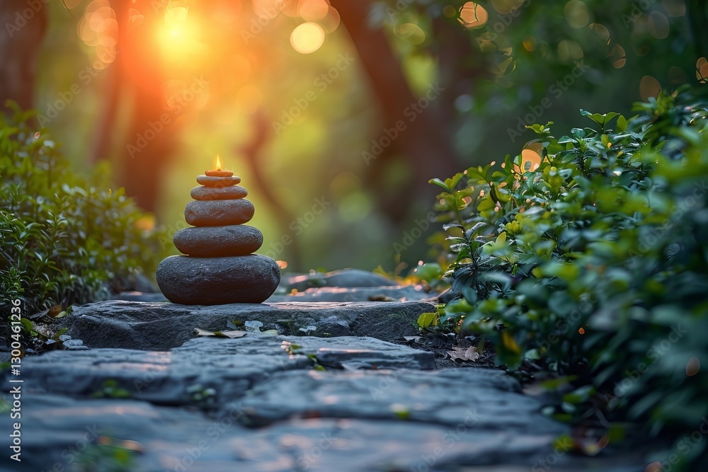 Obraz premium Ahimsa: The Central Principle of Non-Violence and Reverence for All Living Beings in Hinduism, Buddhism, and Jainism.