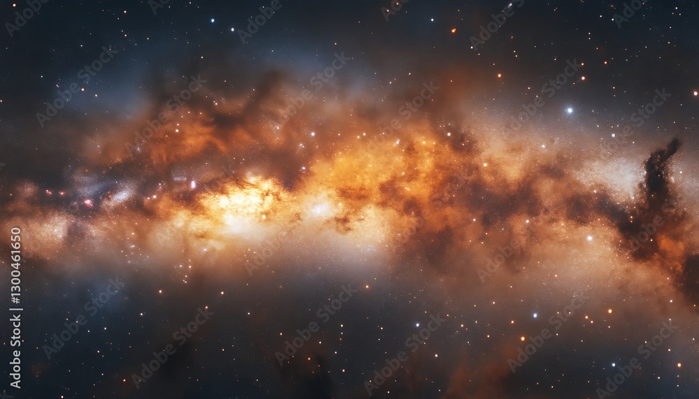 Obraz premium Galactic center's stellar cluster