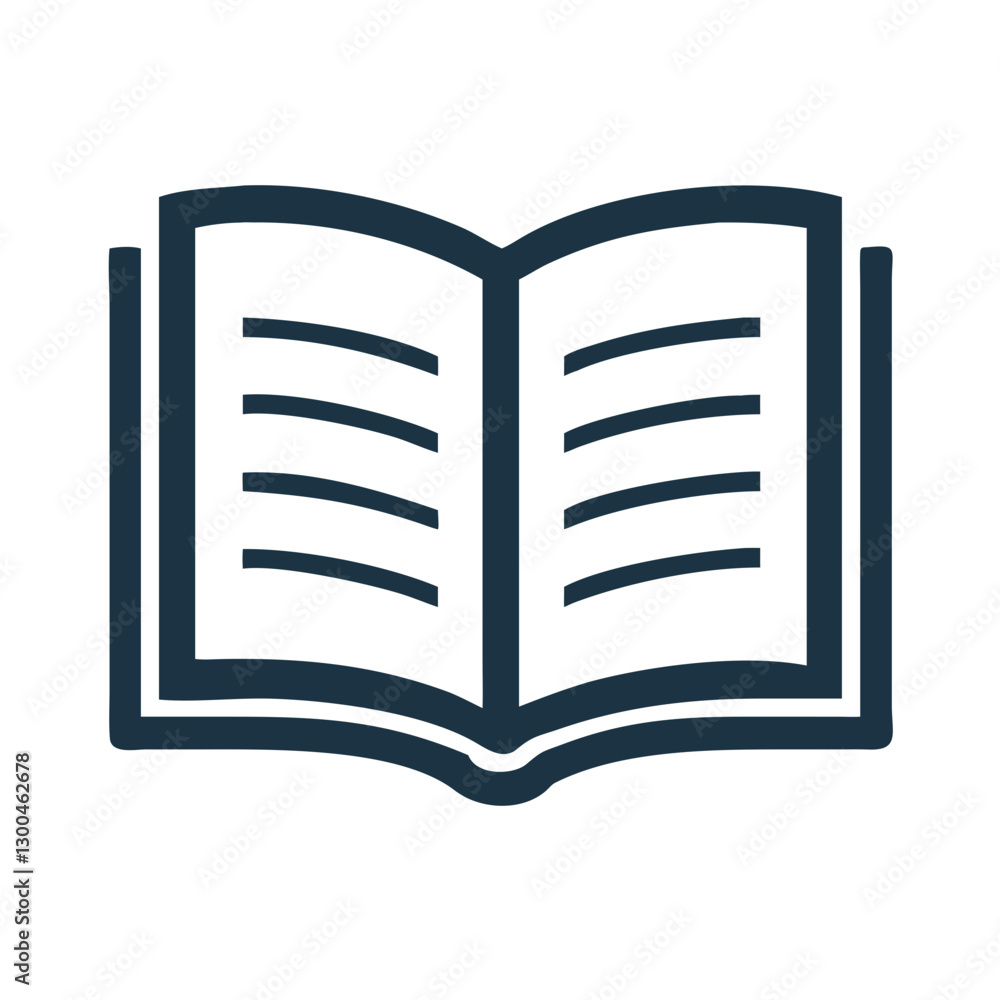 Open book with blank pages on white background Open book with blank pages on white background