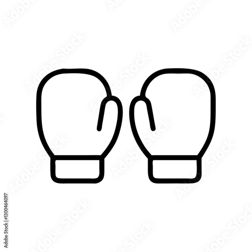 Boxing gloves illustration