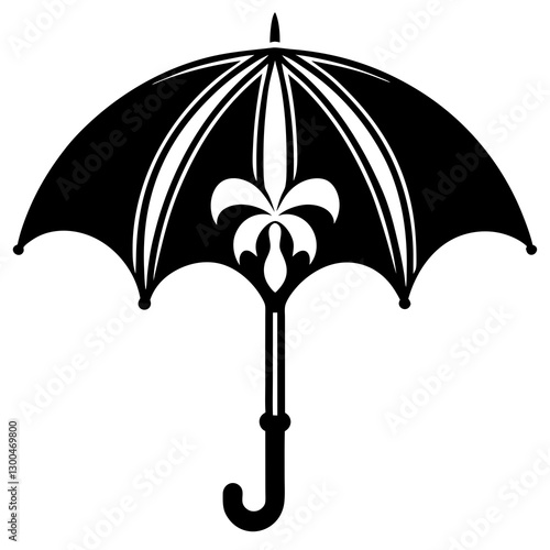 umbrella isolated on white background. Mardi Gras Umbrella icons 