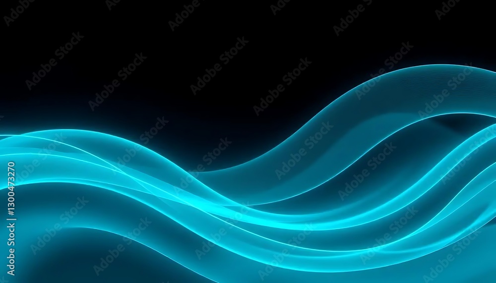 Ethereal blue wave abstract smoke background Ethereal blue wave abstract smoke background