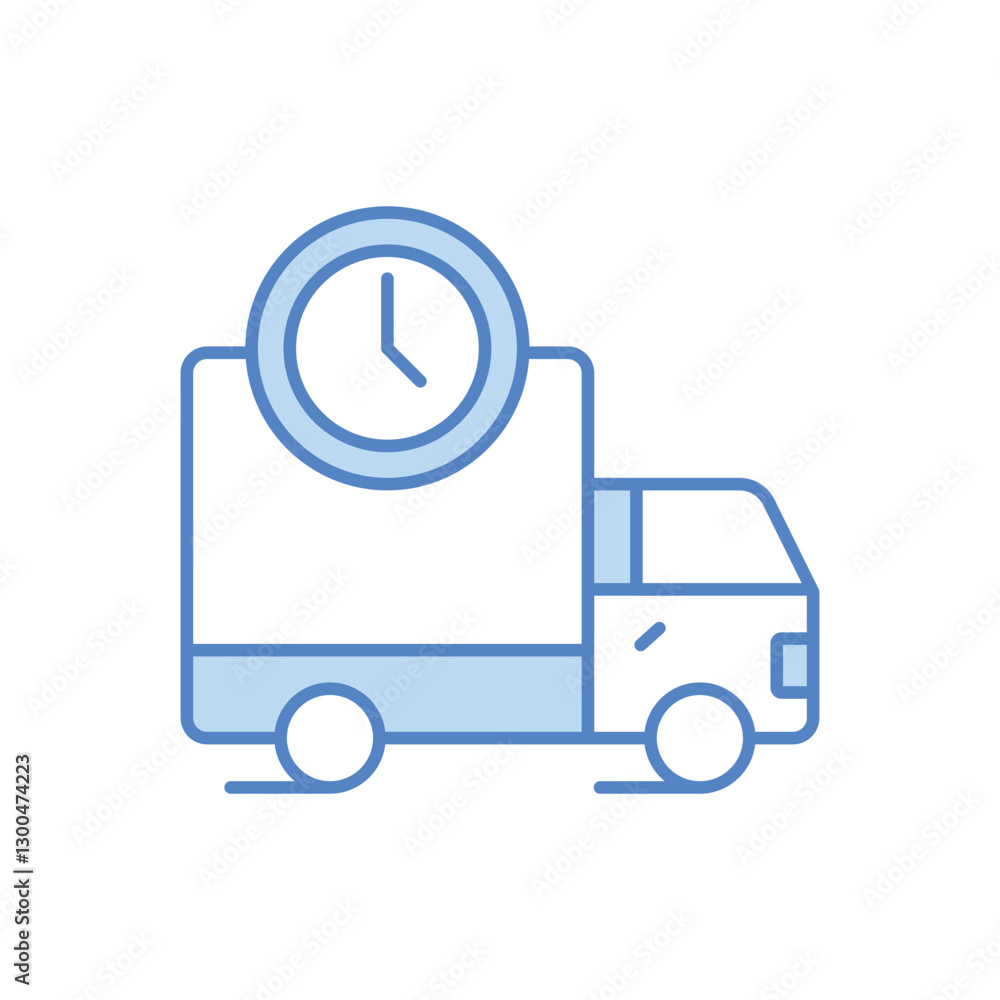 On Time vector icon On Time vector icon