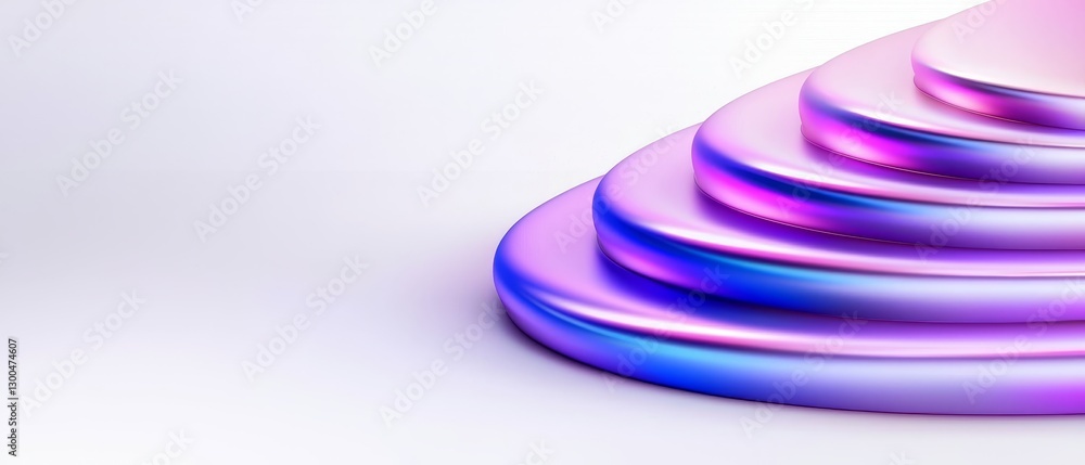 Abstract Purple and Blue Gradient Circular Steps Abstract Purple and Blue Gradient Circular Steps