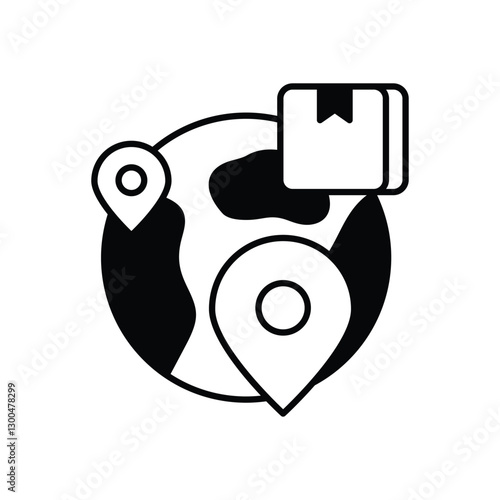Global Distribution vector icon