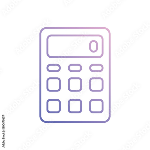 Calculator vector icon 