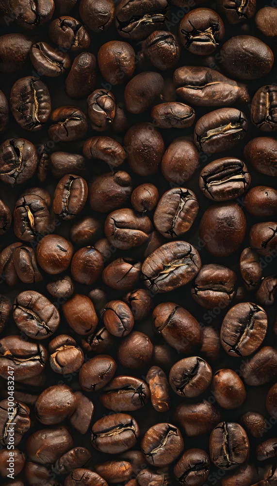 Coffee beans close-up Coffee beans close-up