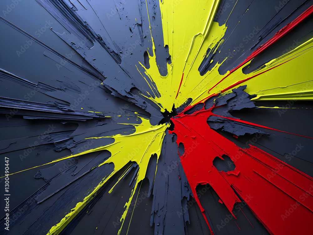 Abstract wall art, oil on canvas digital art, artistic painting, minimalist background, colour splash wallpaper design