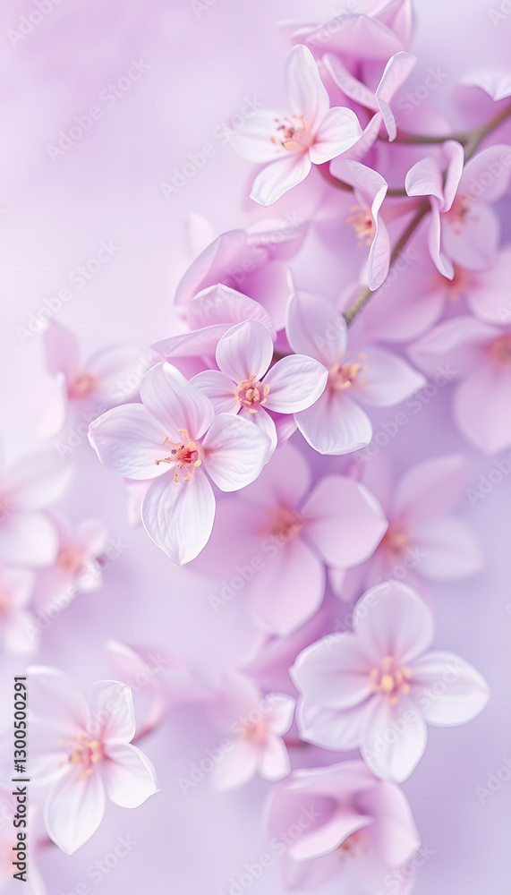 Pastel violet floral background, low-poly. with white shades Pastel violet floral background, low-poly. with white shades