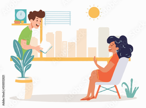 Harmonizing Work and Life: Employee Enjoying Leisure Time