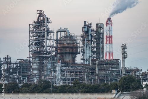 oil refinery plant
